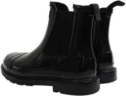 Hunter Commando Chelsea Gloss Dames Zwart - maat