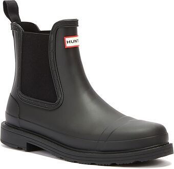 Hunter Commando Chelsea Rain Boots Hunter , Zwart , Dames - 39 Eu,37 Eu,38 EU