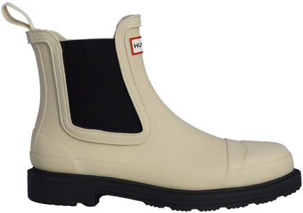 Hunter Commando Rubber Gravel/Zwart Wellington Laarzen Grijs - EU 40.5 / UK 7
