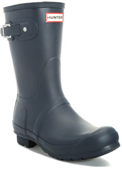 Hunter Dames Regenlaarzen Womens Original Short - Blauw - Maat 37