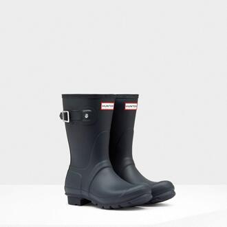 Hunter Dames Regenlaarzen Womens Original Short - Blauw - Maat 38