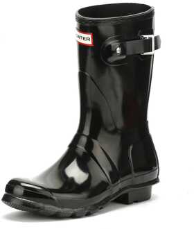 Hunter Dames Regenlaarzen Womens Original Short - Zwart - Maat 42