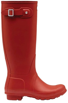 Hunter Dames Regenlaarzen Womens Original Tall - Rood - Maat 37