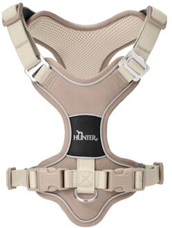 Hunter Divo Up - Y-tuig Hond - Taupe - Polyester - L-XL - 46-67/79-107 cm
