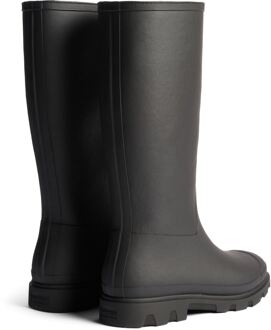 Hunter Downpour Hoge Geïsoleerde Rubberlaarzen voor Dames Zwarte Wellingtonlaarzen