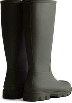 Hunter Downpour Hoge Laars Rubber Dames Donkergroene Wellington Boots