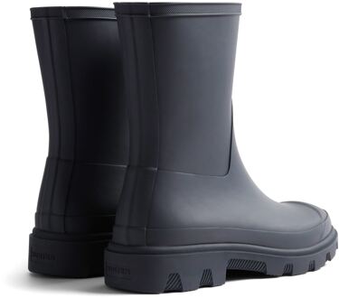 Hunter Downpour Short Boot Rubberen Dames Marineblauwe Regenlaarzen Navy