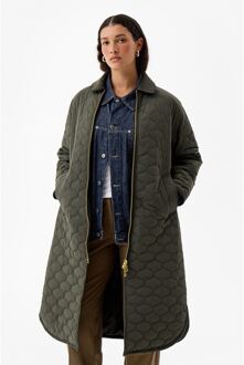 Hunter Fionn Lange Dames Donkergroen Olijf