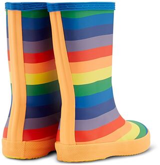 Hunter First Rainbow Print Rubberen Unisex Kinderen Multicolor Regenlaarzen Veelkleurig