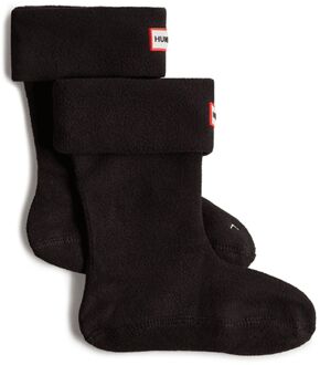 Hunter gerecyclede kindersokken in zwart fleece - maat XS