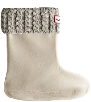 Hunter Hergebruikte Mini Kabel Kindersokken Beige - XL