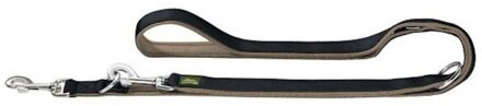 Hunter Hondenriem - Neopreen - 200 x 1,5 cm - Bruin