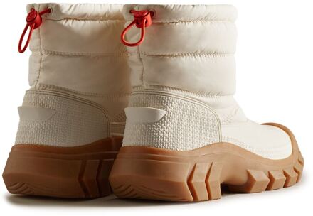 Hunter Intrepid Nylon Damesschoenen Wit Wilg/Gum Wellington Laarzen Beige - EU 42 / UK 8