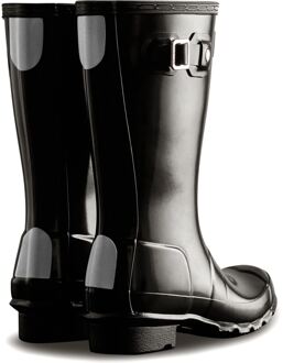 Hunter Junior Originals Gloss Boot Rubber Kinder Zwarte Wellingtonlaarzen - EU 47.5 / UK 12