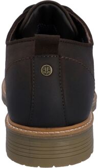 Hunter Jura Leer Heren Bruin Veterschoenen