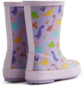 Hunter Kids Dinosaur Boot Rubberen Paarse Dinosaurussenvoetlaarzen - EU 37 / UK 4