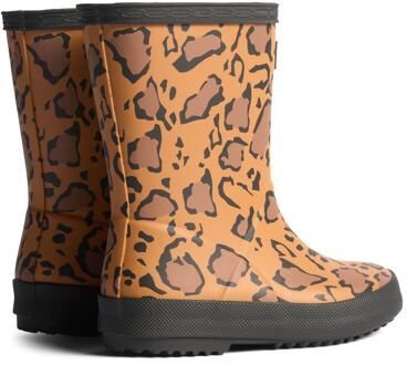Hunter Kids First Rubberen Unisex Kinderen'S Rijke Tan/Westen/ Zwarte Gummlaarzen Luipaard - EU 38 / UK 5