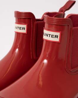 Hunter Original Chelsea Gloss Dames Laarzen Donkerrood