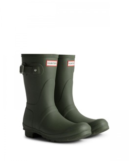 Hunter Original Korte Dameslaarzen Olijf - EU 38 / UK 5