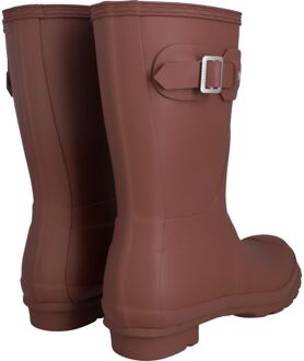 Hunter Original Korte Rubberlaarzen Dames Merlot Wellington Boots Rood