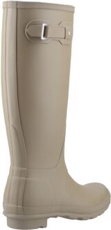 Hunter Original Lang Rubber Dames Wellington Laarzen Zilver