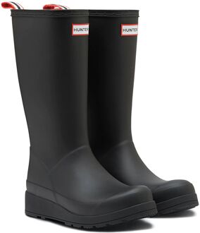 Hunter Original Play Short Wellington  Regenlaarzen - Maat 40/41 - Vrouwen - zwart/wit/rood