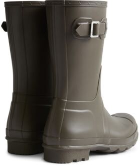 Hunter Original Short Wellington Boots Rubberen Heren Regenlaarzen In Chocoladebruin - EU 42 / UK 8