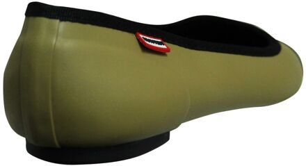 Hunter Origineel Ballet Dames Olijf Schoenen - maat Groen