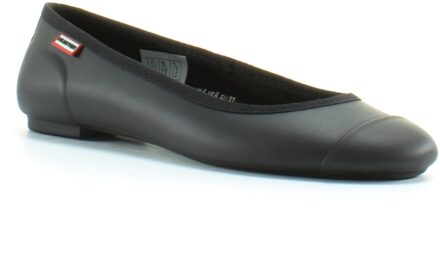 Hunter Origineel Ballet Dames Zwart Schoenen
