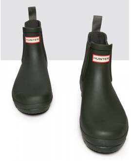 Hunter Originele Chelsea Heren Laarzen Groen