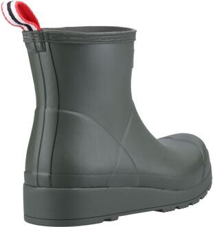 Hunter Play Korte Rubber Vrouwen Wellington Laarzen Donker Olijf Groen - EU 40.5 / UK 7