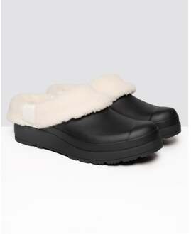 Hunter Play Vrouwen Sherpa Geïsoleerde Klomp Zwart