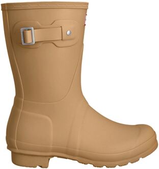 Hunter Rubber Korte Gravel/Biscuit Wellington Laarzen Grijs