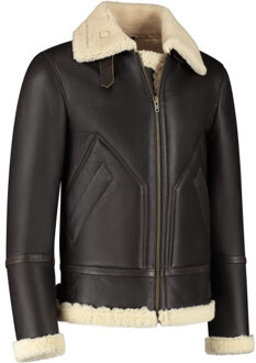 Hunter shearling chocolate brown Bruin - XL