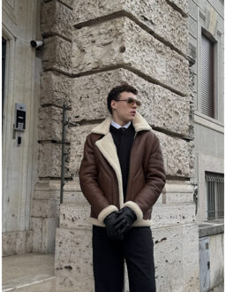 Hunter shearling cognac Bruin