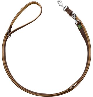 Hunter Vario Plus lijn - Hondenriem - Bruin - Neopreen - 10-200 cm