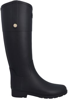 Hunter Verfijnde Rijlaarzen Rubber Dames Zwarte Wellingtonlaarzen - EU 40.5 / UK 7