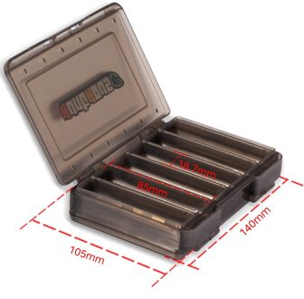 Hunthouse Vissen Lokken Tackle Box 14/19/27 Cm Dubbelzijdig Case Compartimenten Aas Lokken Haak Opslag Boxs Vissen Accessoires 140-105-B
