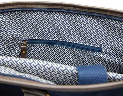 Hunton laptoptas Blauw - One size