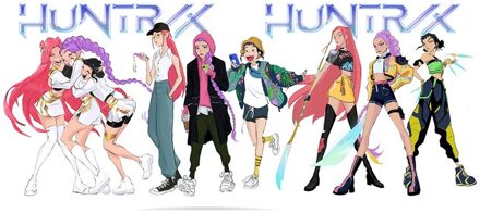 Huntrix Mok (Veelkleurig) Groen