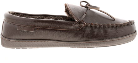 Hush Puppies Ace Leren MEMORY FOAM Pantoffels Heren Bruin - EU 47.5 / UK 12