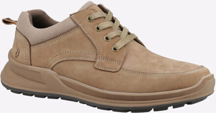 Hush Puppies Adam Nubuck Heren Schoenen Met Veters In Taupe Bruin - EU 46 / UK 11