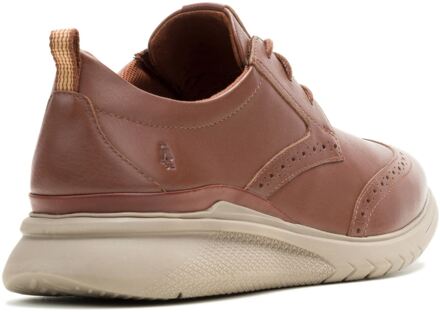 Hush Puppies Advance Leren Herenschoenen Met Veters In De Kleur Cappuccino Bruin