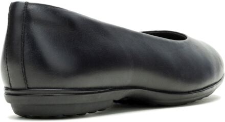 Hush Puppies Alice Platte Leren Dames Zwarte Standaard Ballerina's - EU 36 / UK 3