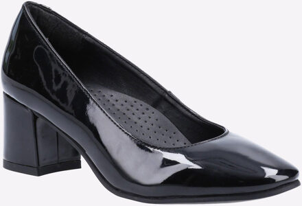 Hush Puppies Anna Leren Zwarte Hakken Voor Dames - EU 42 / UK 8