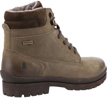 Hush Puppies Annay Leren Vrouwen Laarzen Khaki Kaki