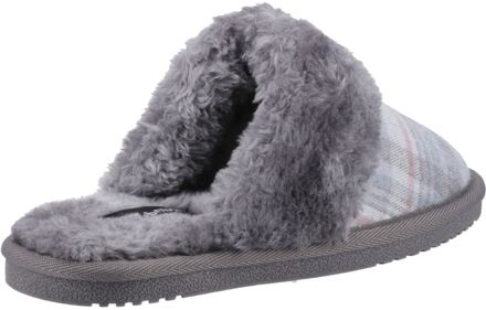 Hush Puppies Arianna Textiel Dames Grijze Slippers Grijs