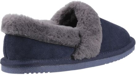 Hush Puppies Ariel Suède Dames Navy Slippers - EU 36 / UK 3
