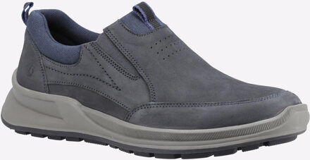 Hush Puppies Arthur Nubuck Heren Marineblauwe Instappers Navy - EU 46 / UK 11