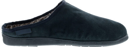 Hush Puppies ashton leren muiltjespantoffel voor heren marineblauw - maat Navy